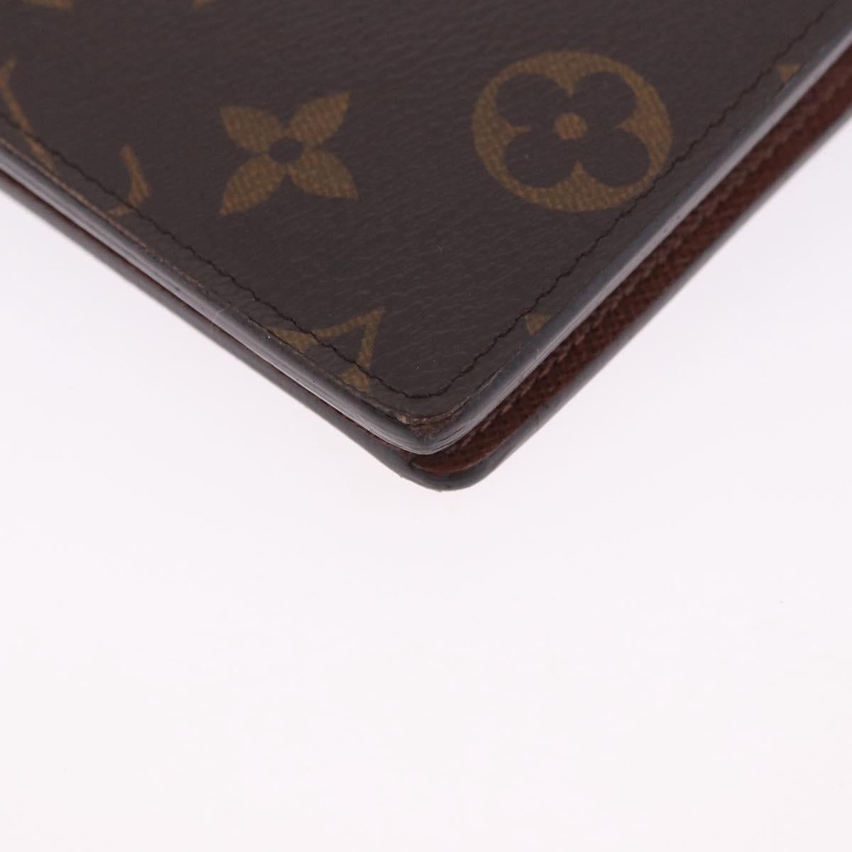 LOUIS VUITTON Monogram Portefeuille Braza Long Wallet M66540 LV Auth 203096