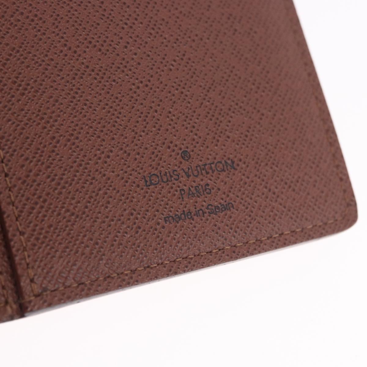 LOUIS VUITTON Monogram Portefeuille Braza Long Wallet M66540 LV Auth 203096