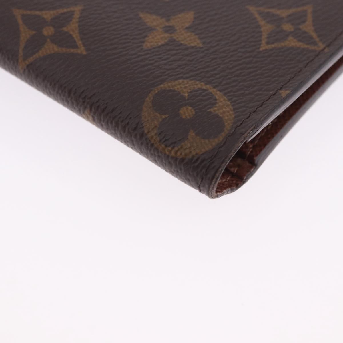 LOUIS VUITTON Monogram Portefeuille Braza Long Wallet M66540 LV Auth 203096