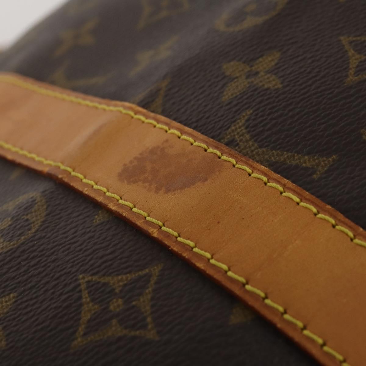 LOUIS VUITTON Monogram Keepall Bandouliere 55 Boston Bag M41414 LV Auth 203099A