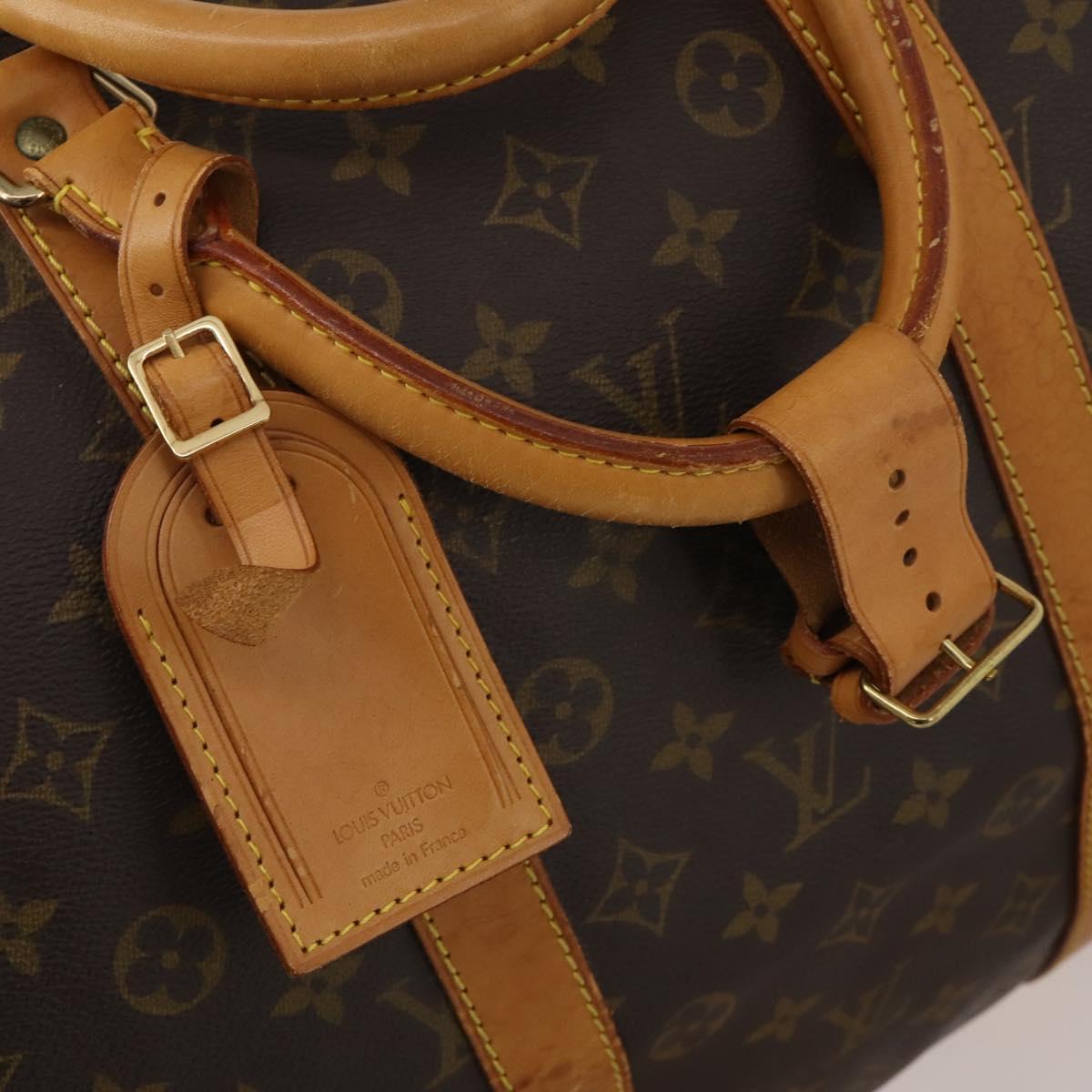 LOUIS VUITTON Monogram Keepall Bandouliere 55 Boston Bag M41414 LV Auth 203099A