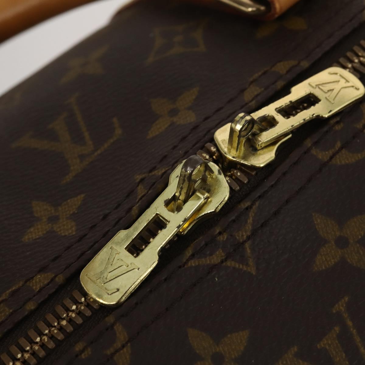 LOUIS VUITTON Monogram Keepall Bandouliere 55 Boston Bag M41414 LV Auth 203099A