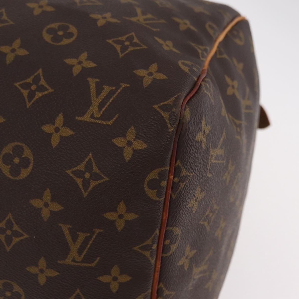 LOUIS VUITTON Monogram Keepall 55 Boston Bag M41424 LV Auth 203102A