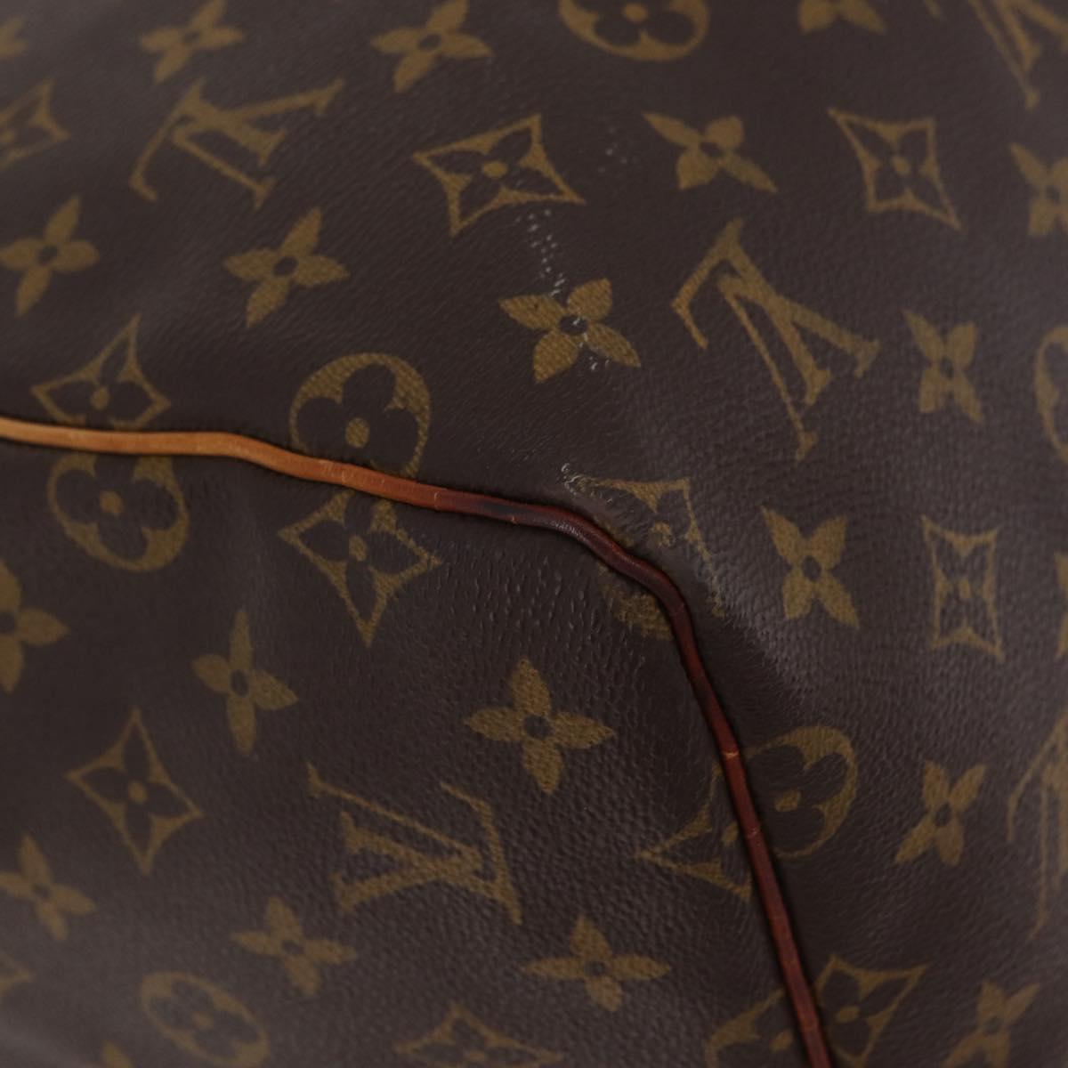 LOUIS VUITTON Monogram Keepall 55 Boston Bag M41424 LV Auth 203102A