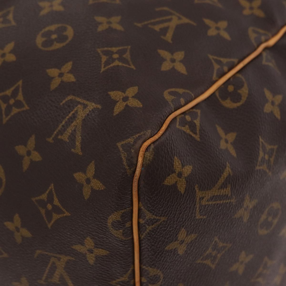 LOUIS VUITTON Monogram Keepall 55 Boston Bag M41424 LV Auth 203102A