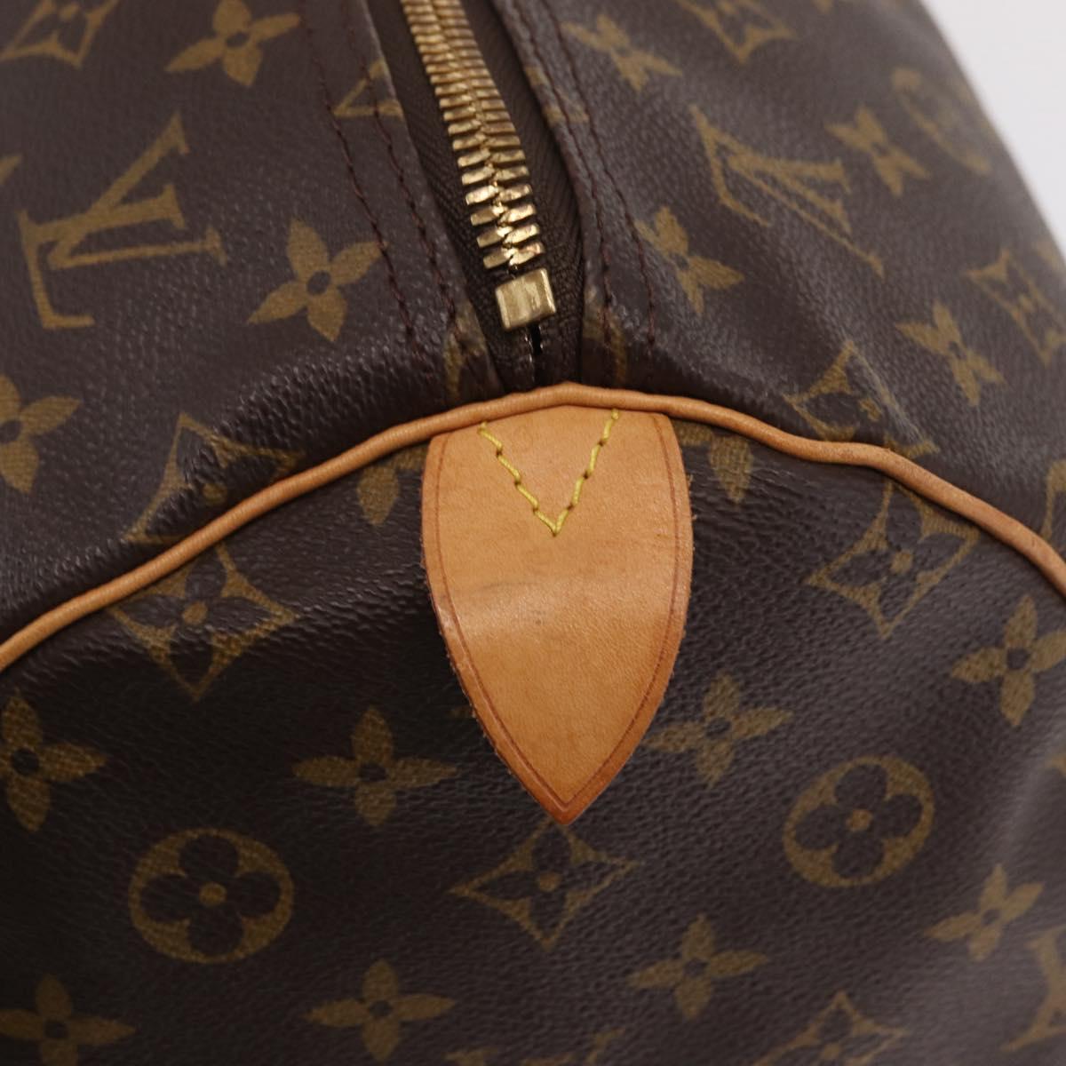 LOUIS VUITTON Monogram Keepall 55 Boston Bag M41424 LV Auth 203102A