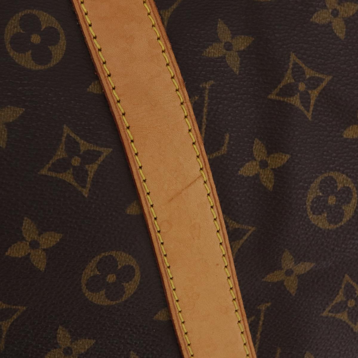 LOUIS VUITTON Monogram Keepall 55 Boston Bag M41424 LV Auth 203102A