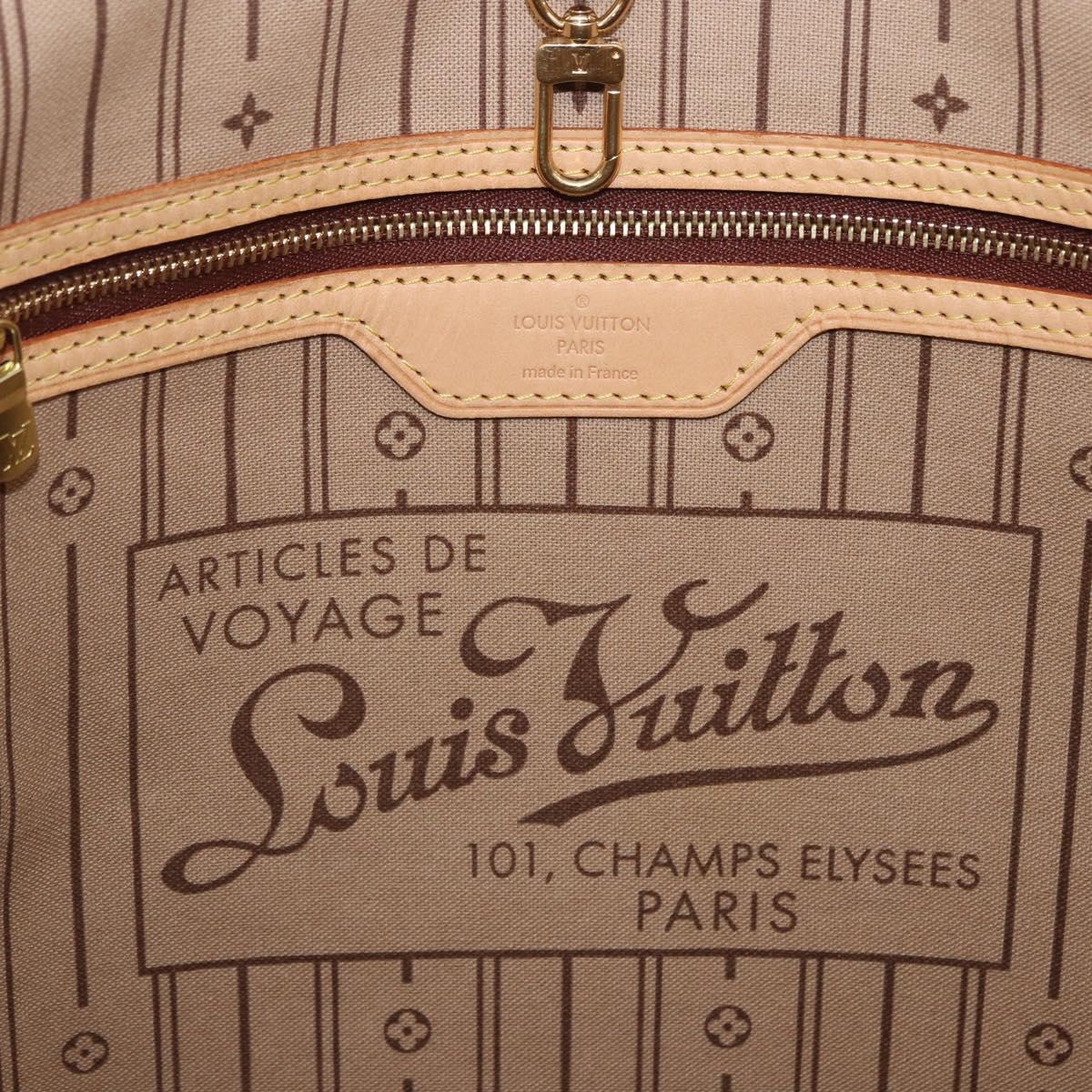 LOUIS VUITTON Monogram Neverfull GM Tote Bag M40157 LV Auth 203103V