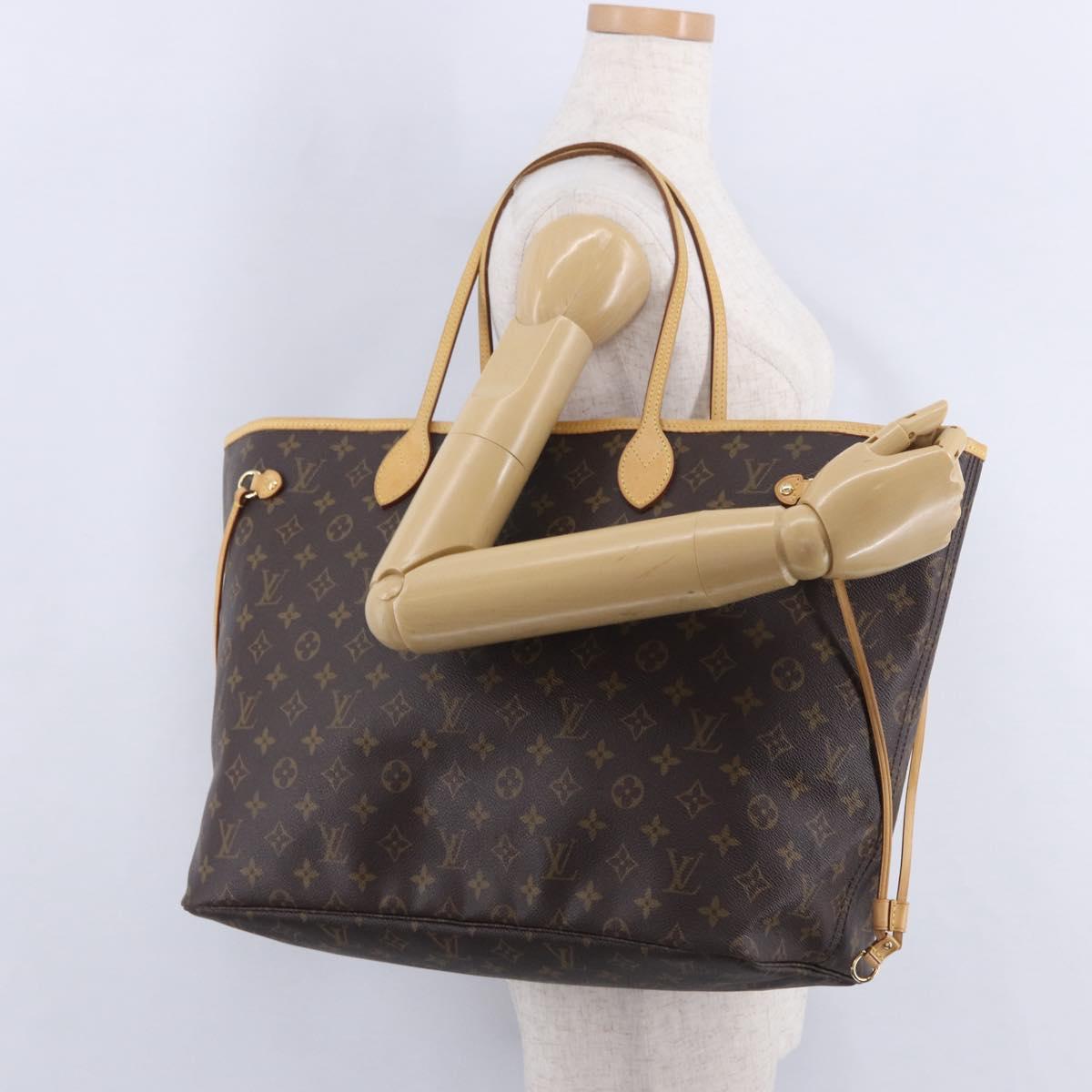 LOUIS VUITTON Monogram Neverfull GM Tote Bag M40157 LV Auth 203103V