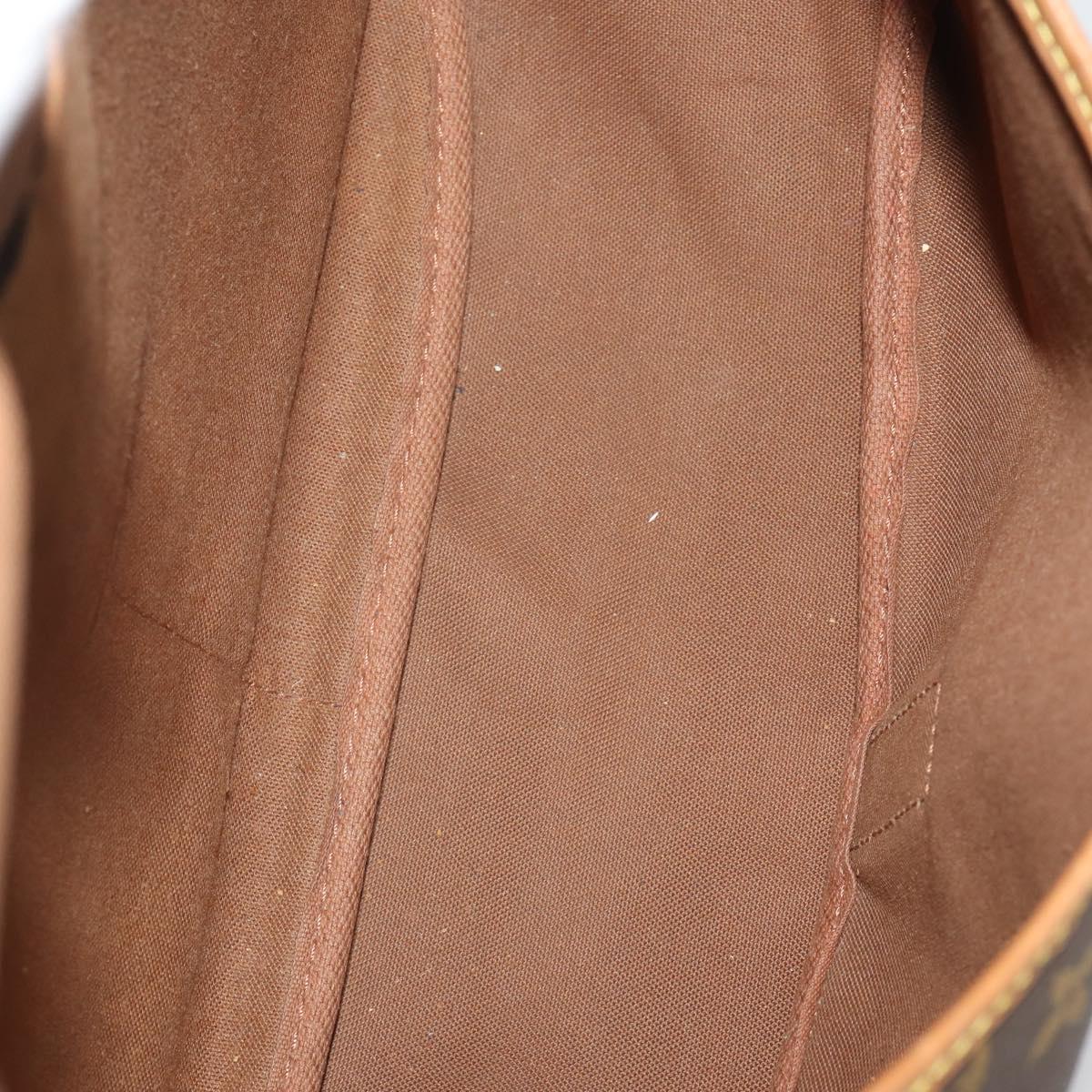 LOUIS VUITTON Monogram Saumur 35 Shoulder Bag M42254 LV Auth 203105