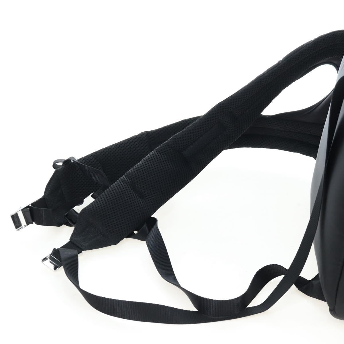 PRADA Frankenstein Backpack Nylon Black Purple Auth 203108M