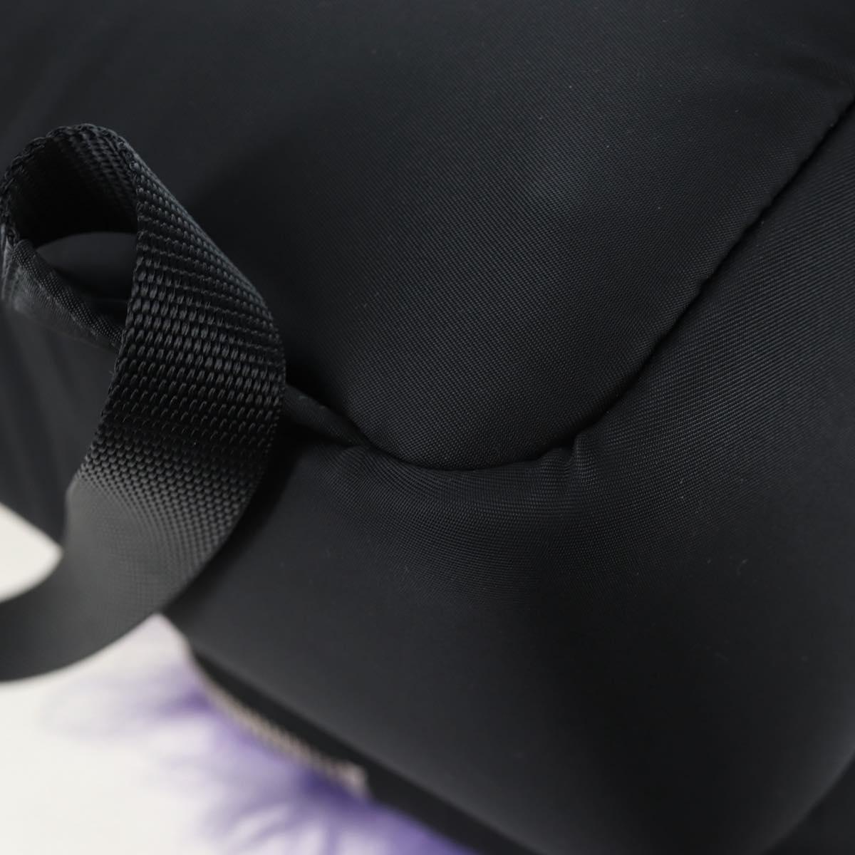 PRADA Frankenstein Backpack Nylon Black Purple Auth 203108M