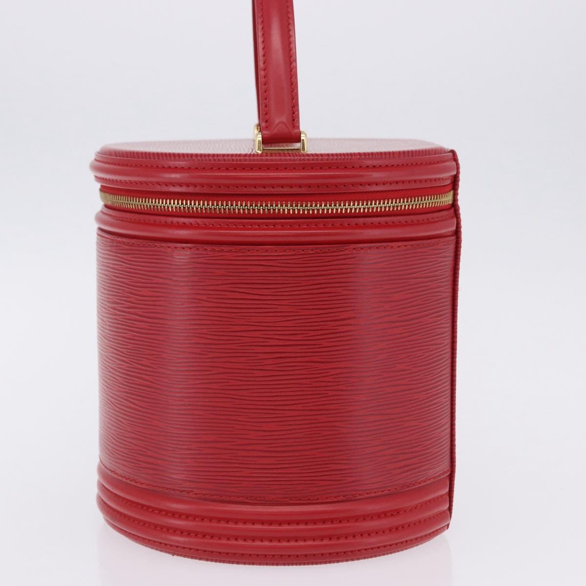 LOUIS VUITTON Epi Cannes Hand Bag Red M48037 LV Auth 203110V