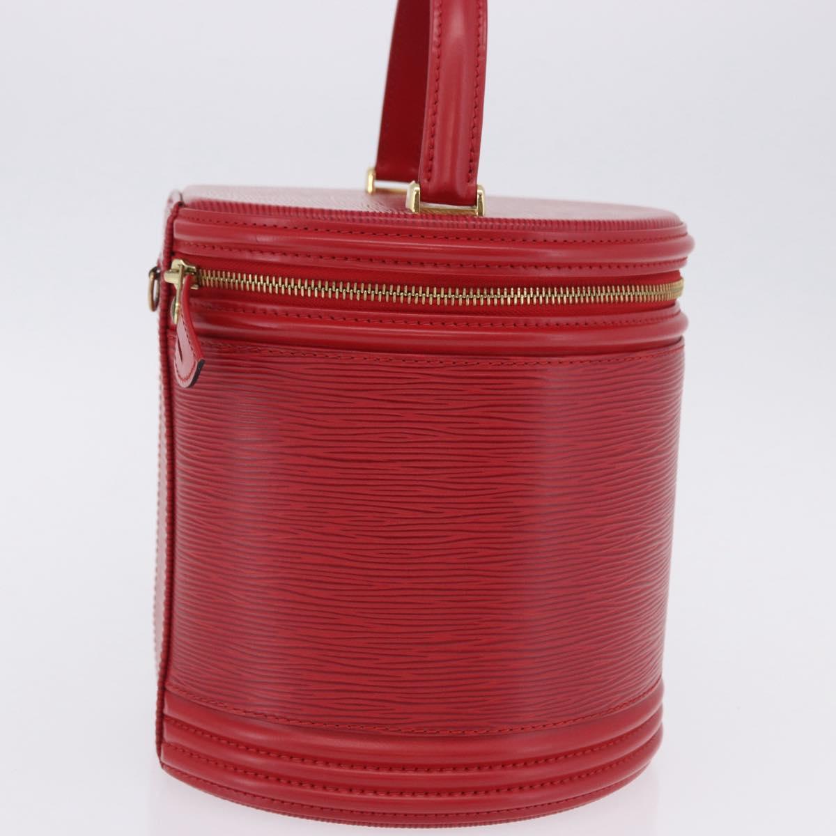 LOUIS VUITTON Epi Cannes Hand Bag Red M48037 LV Auth 203110V