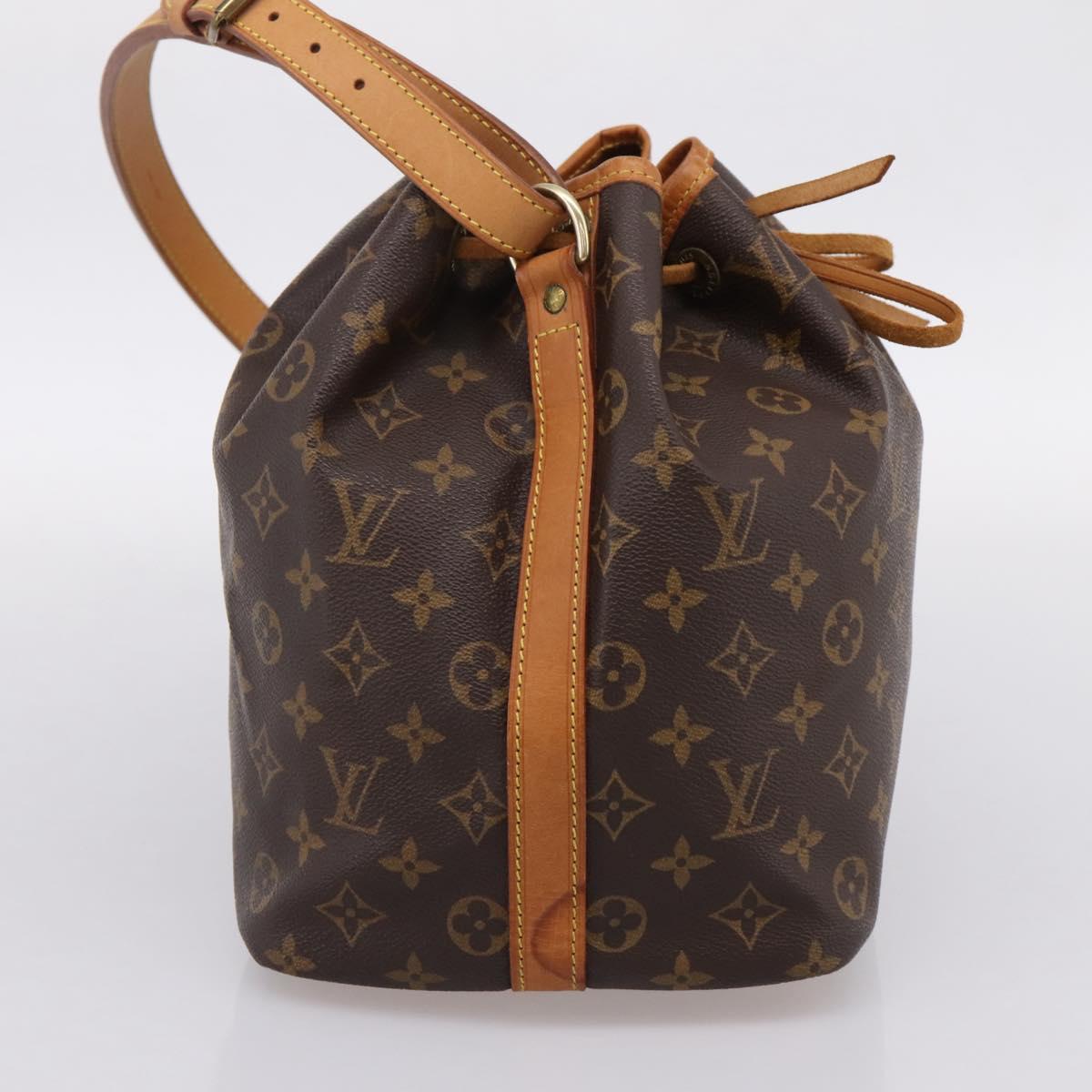 LOUIS VUITTON Monogram Petit Noe Shoulder Bag M42226 LV Auth 203112V