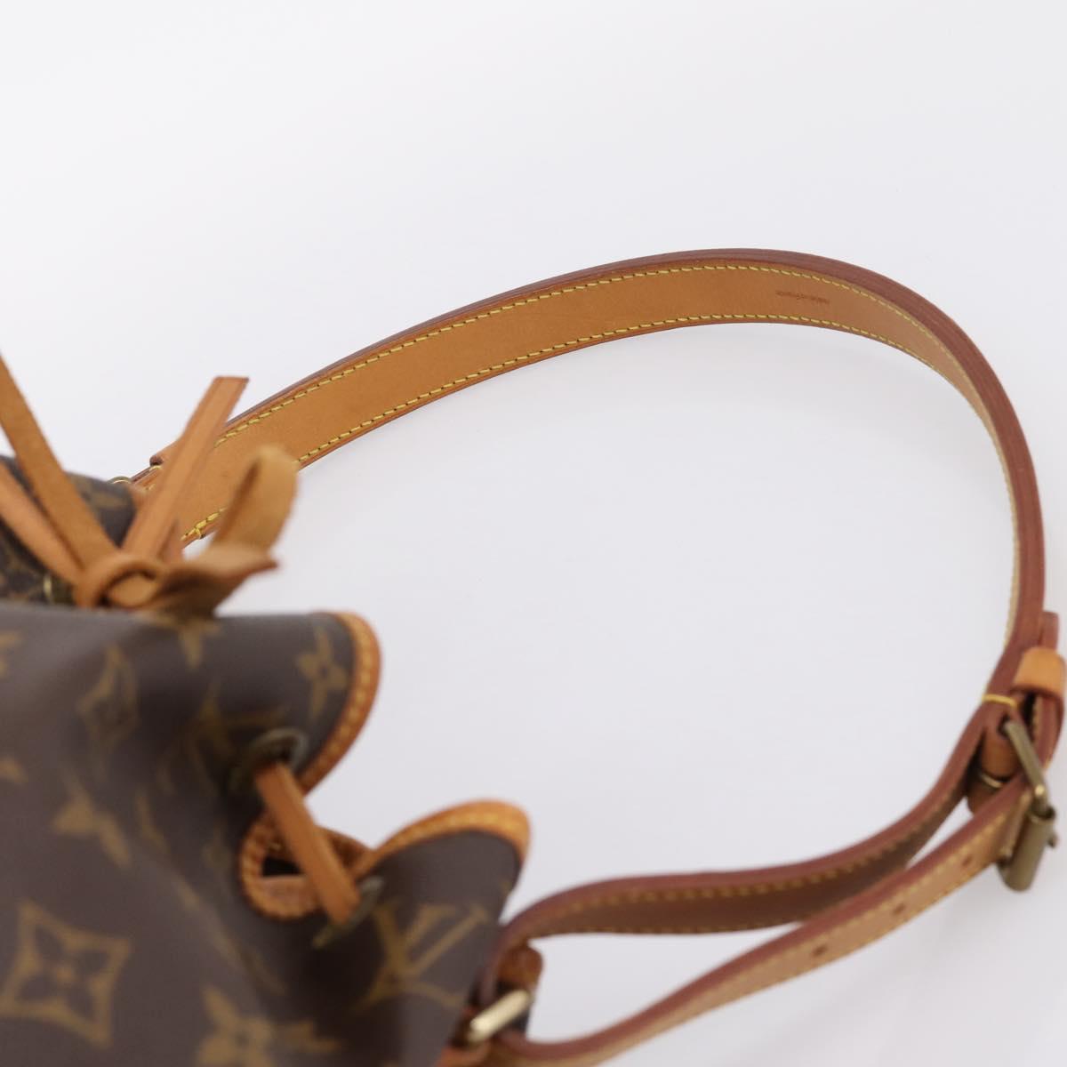 LOUIS VUITTON Monogram Petit Noe Shoulder Bag M42226 LV Auth 203112V