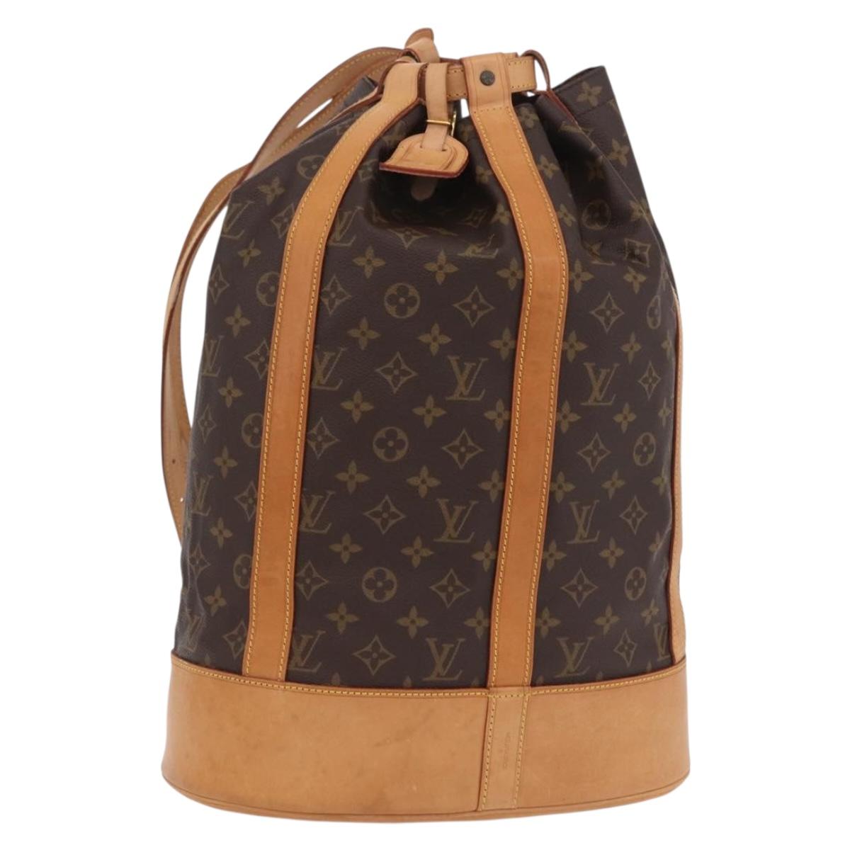 LOUIS VUITTON Monogram Randonnee GM Shoulder Bag M42244 LV Auth 203113V