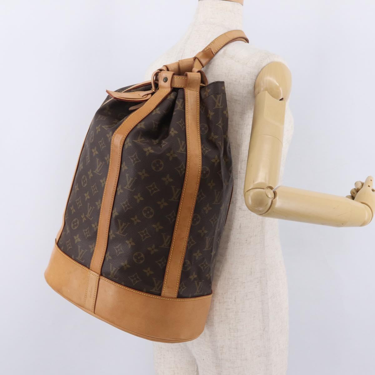 LOUIS VUITTON Monogram Randonnee GM Shoulder Bag M42244 LV Auth 203113V