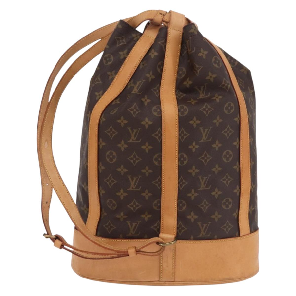 LOUIS VUITTON Monogram Randonnee GM Shoulder Bag M42244 LV Auth 203113V
