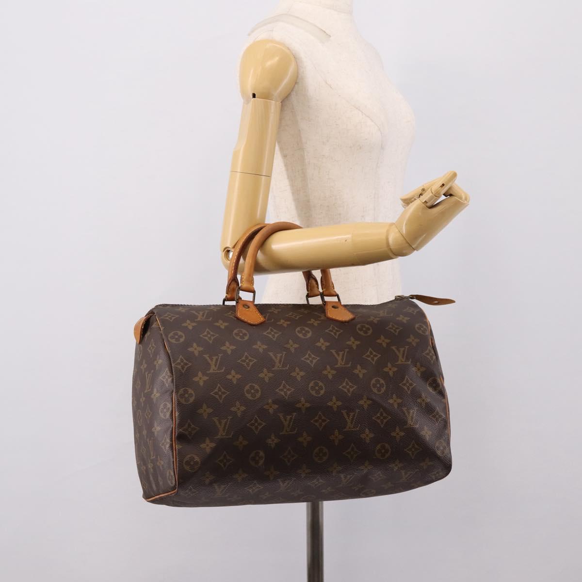 LOUIS VUITTON Monogram Speedy 40 Hand Bag M41522 LV Auth 203120A