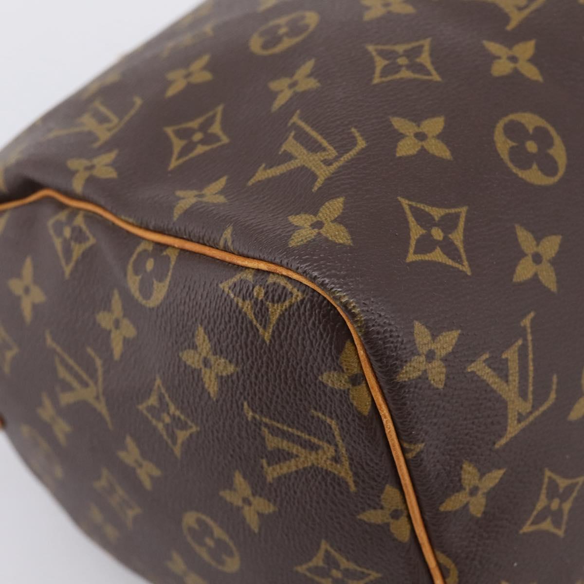 LOUIS VUITTON Monogram Speedy 30 Hand Bag M41526 LV Auth 203121