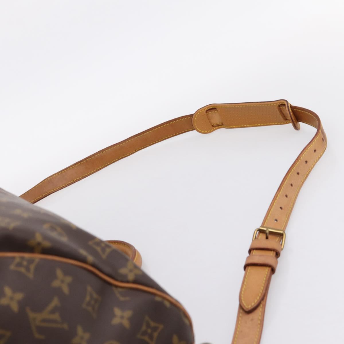 LOUIS VUITTON Monogram Keepall Bandouliere 60 Boston Bag M41412 LV Auth 203122A