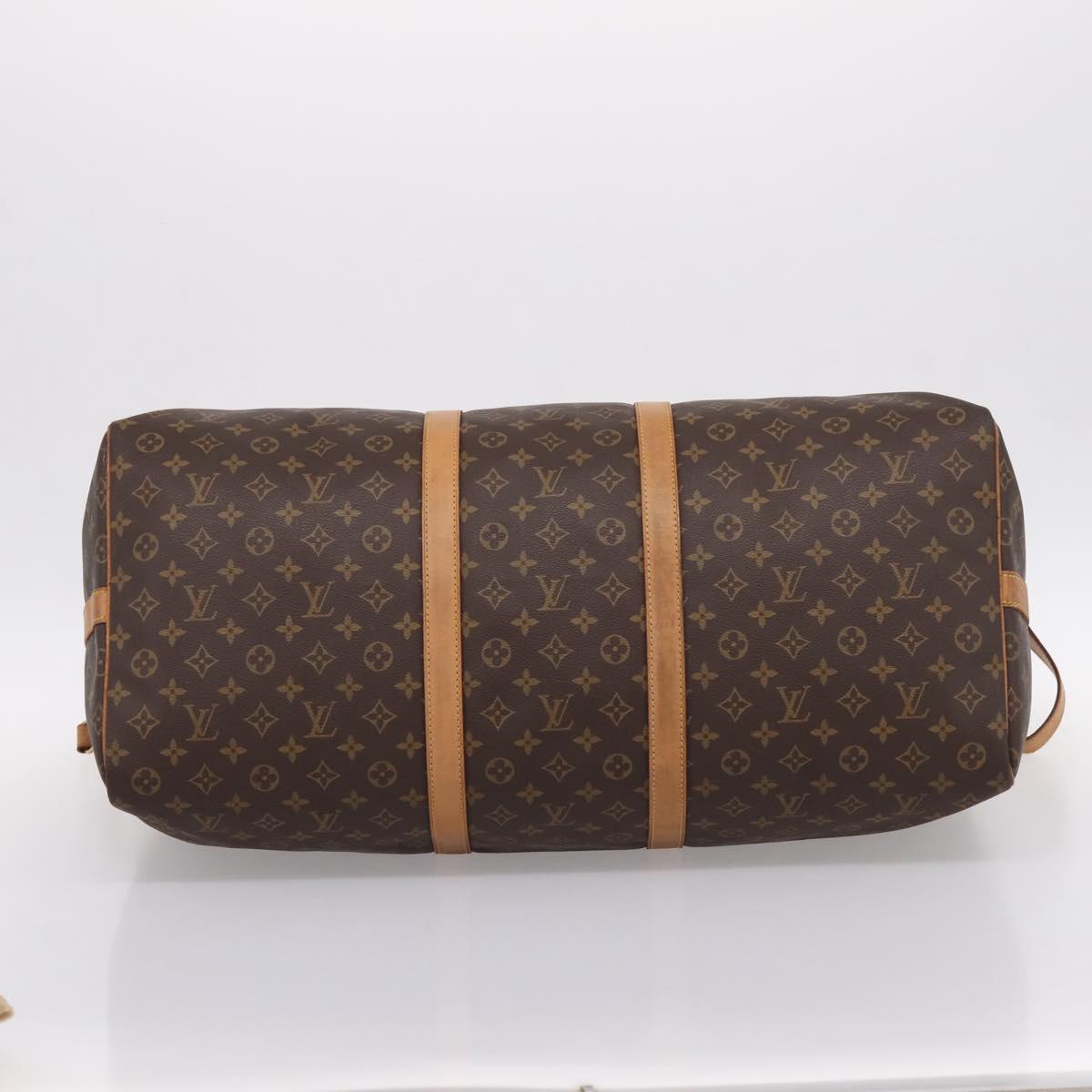 LOUIS VUITTON Monogram Keepall Bandouliere 60 Boston Bag M41412 LV Auth 203122A