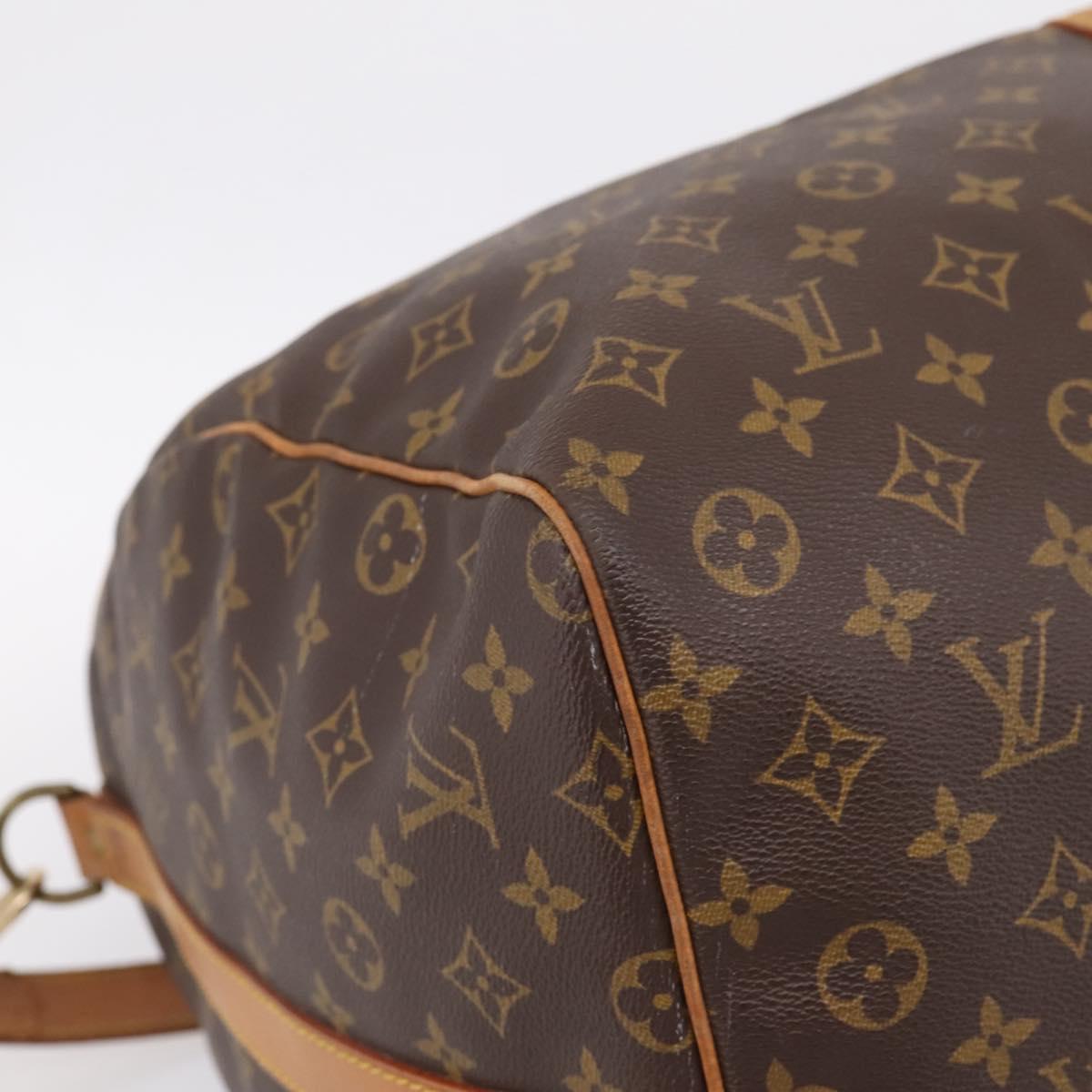 LOUIS VUITTON Monogram Keepall Bandouliere 60 Boston Bag M41412 LV Auth 203122A