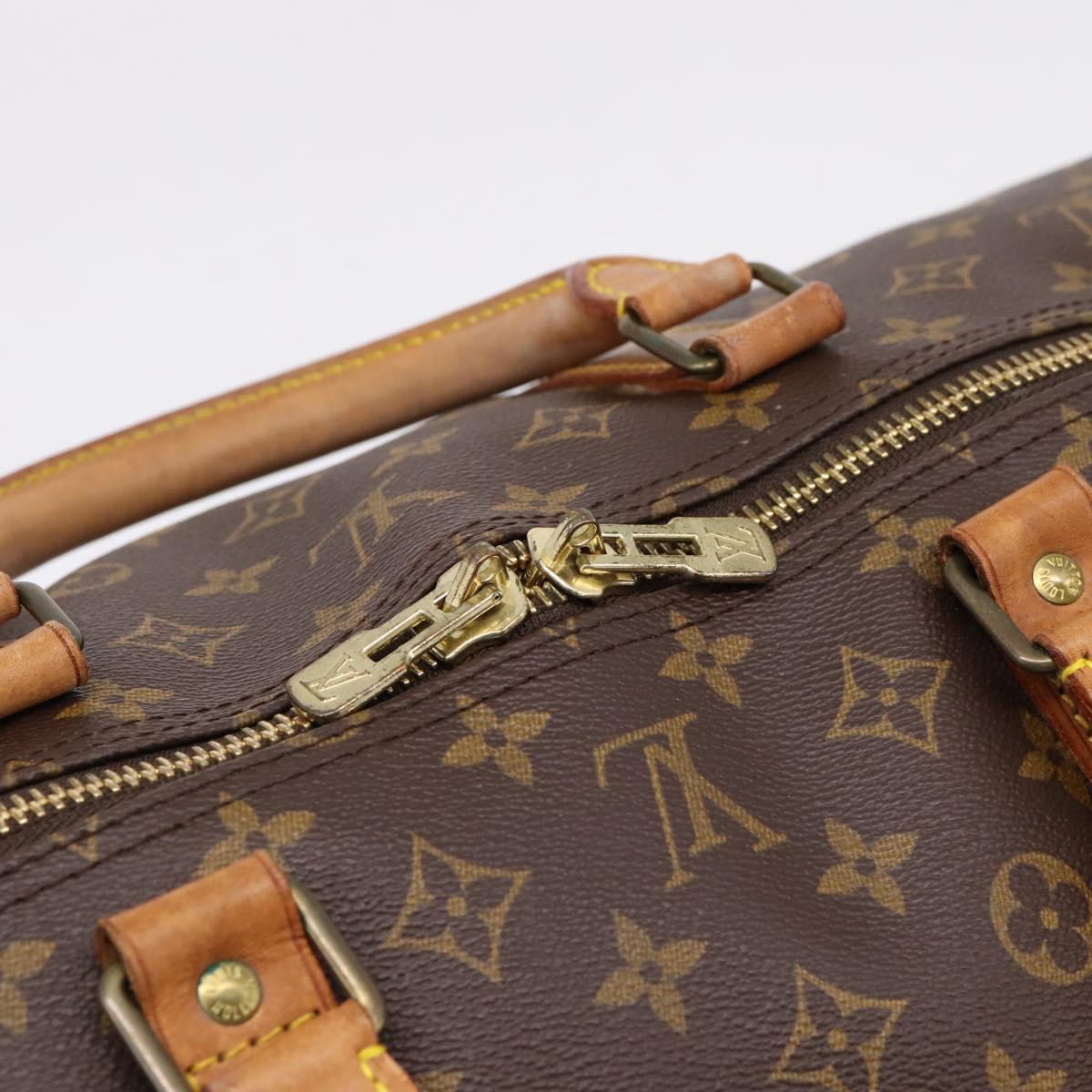 LOUIS VUITTON Monogram Keepall Bandouliere 60 Boston Bag M41412 LV Auth 203122A
