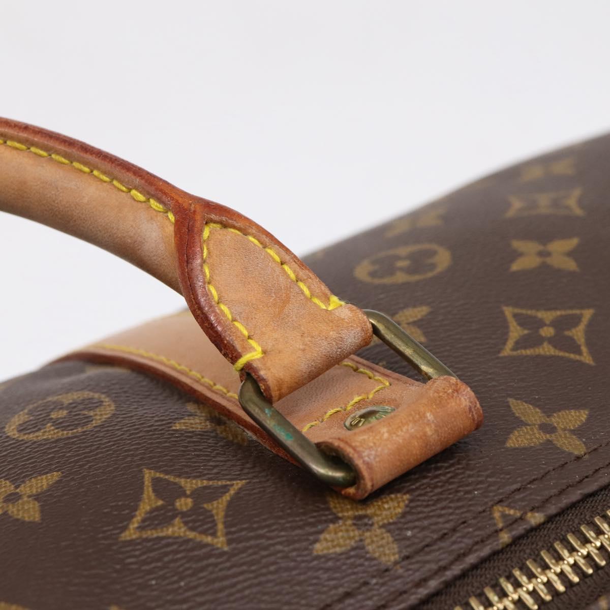 LOUIS VUITTON Monogram Keepall Bandouliere 60 Boston Bag M41412 LV Auth 203122A