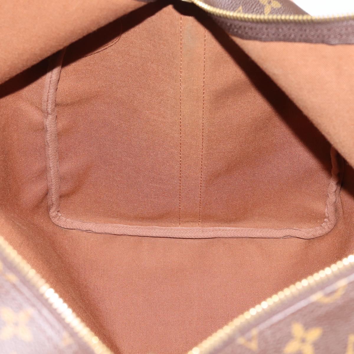 LOUIS VUITTON Monogram Keepall Bandouliere 60 Boston Bag M41412 LV Auth 203122A