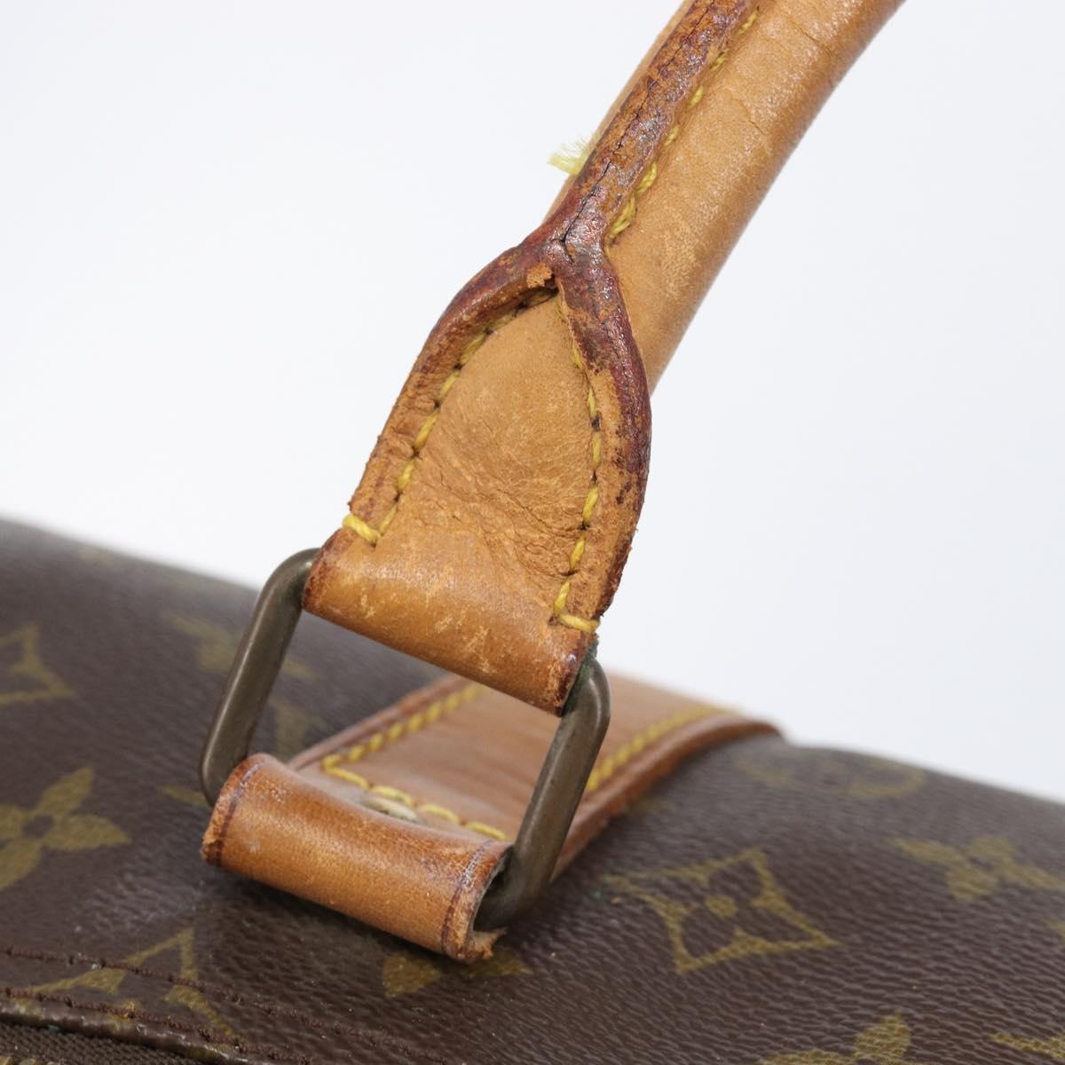 LOUIS VUITTON Monogram Keepall 55 Boston Bag M41424 LV Auth 203123