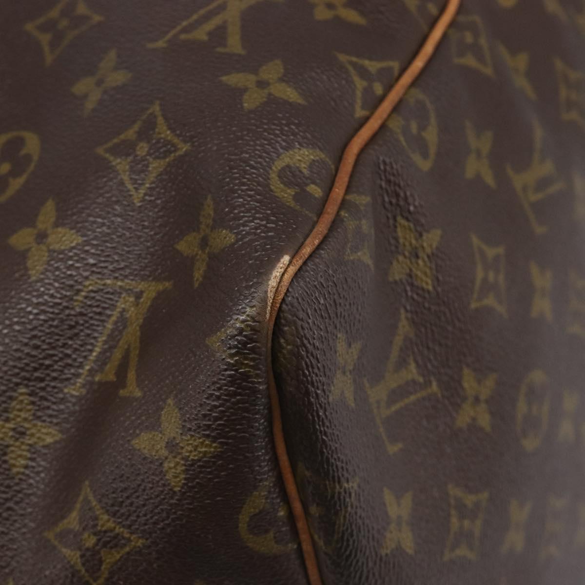 LOUIS VUITTON Monogram Keepall 55 Boston Bag M41424 LV Auth 203123