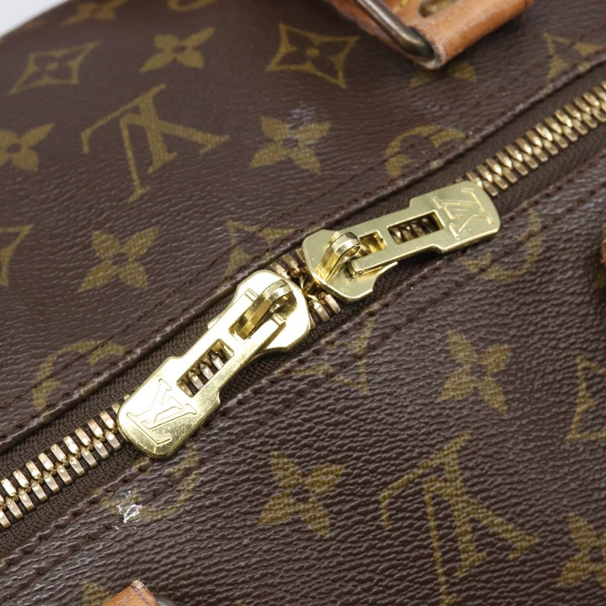 LOUIS VUITTON Monogram Keepall 55 Boston Bag M41424 LV Auth 203123