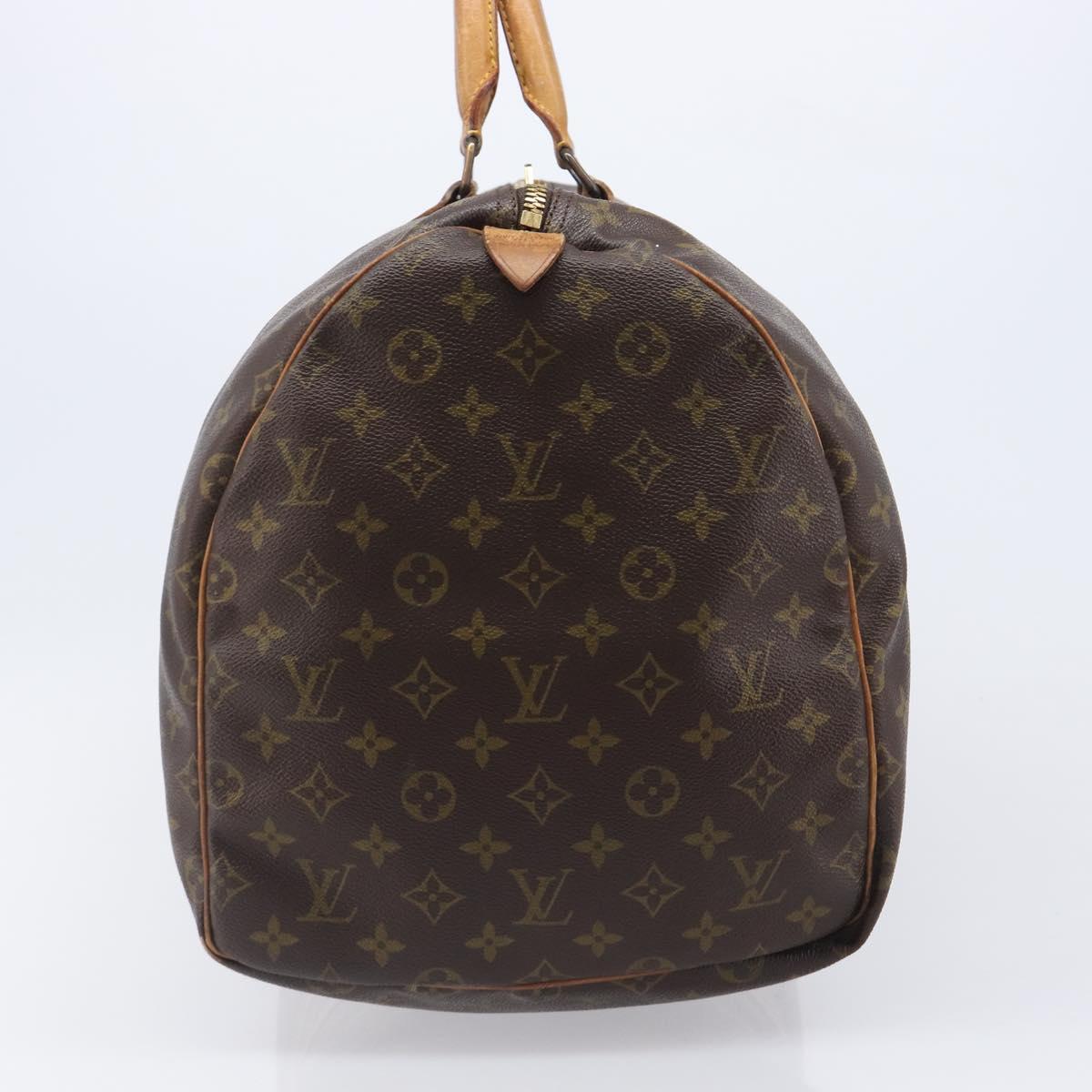 LOUIS VUITTON Monogram Keepall 55 Boston Bag M41424 LV Auth 203123