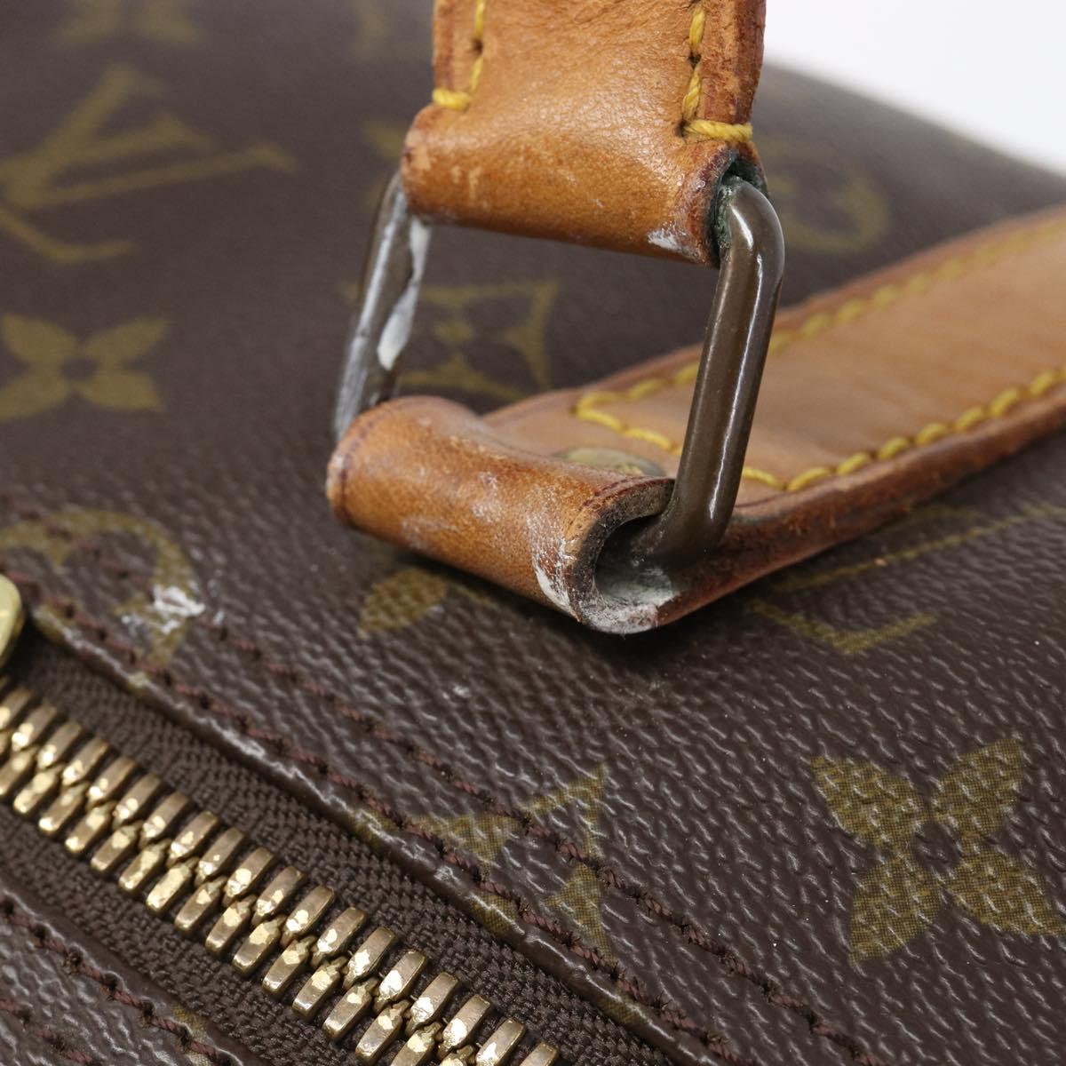 LOUIS VUITTON Monogram Keepall 55 Boston Bag M41424 LV Auth 203123
