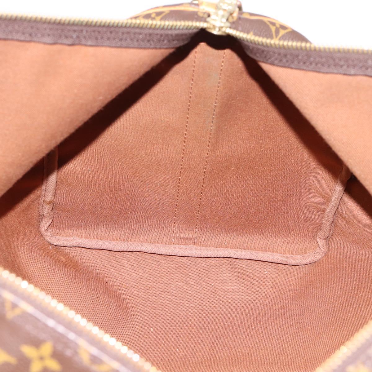 LOUIS VUITTON Monogram Keepall Bandouliere55 Boston Bag M41414 LV Auth 203124A
