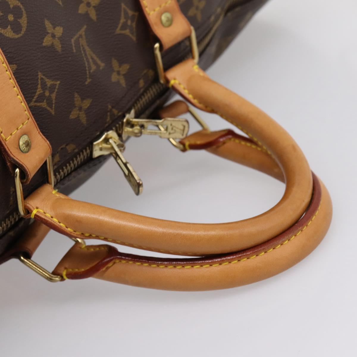 LOUIS VUITTON Monogram Keepall Bandouliere55 Boston Bag M41414 LV Auth 203124A