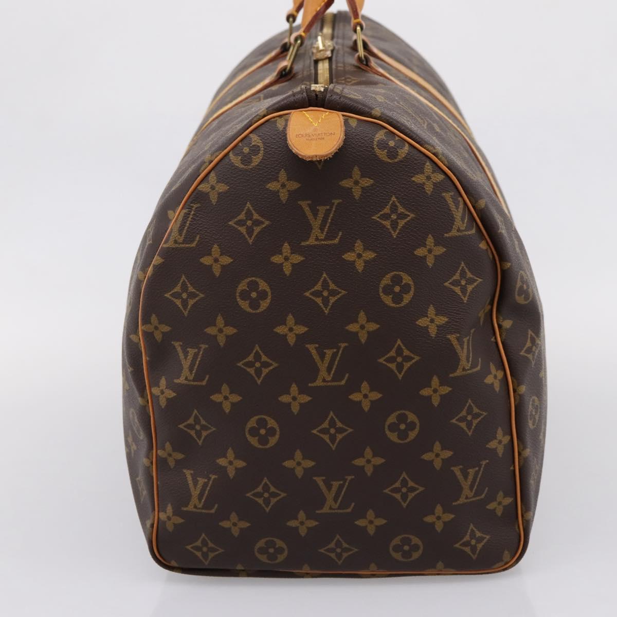 LOUIS VUITTON Monogram Keepall 50 Boston Bag M41426 LV Auth 203125V