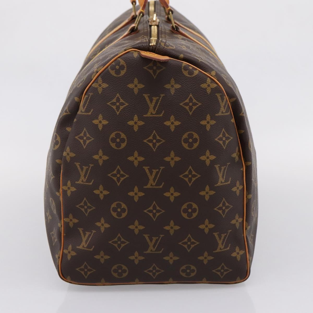 LOUIS VUITTON Monogram Keepall 50 Boston Bag M41426 LV Auth 203125V