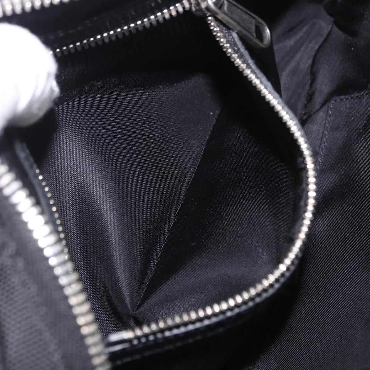 GUCCI GG Canvas Off The Grid Waist Bag Black Silver 631341 Auth 203130A