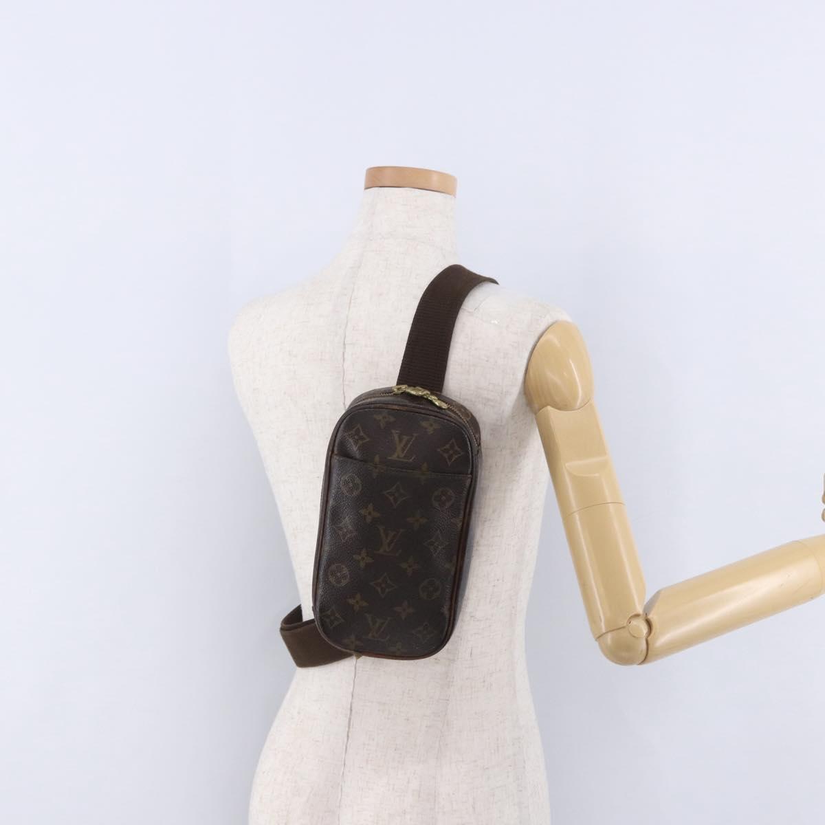 LOUIS VUITTON Monogram Pochette Gange Shoulder Bag M51870 LV Auth 203134