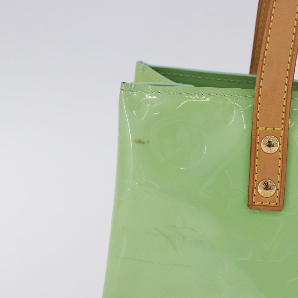 LOUIS VUITTON Vernis Reade PM Hand Bag Peppermint M91307 LV Auth 203136A