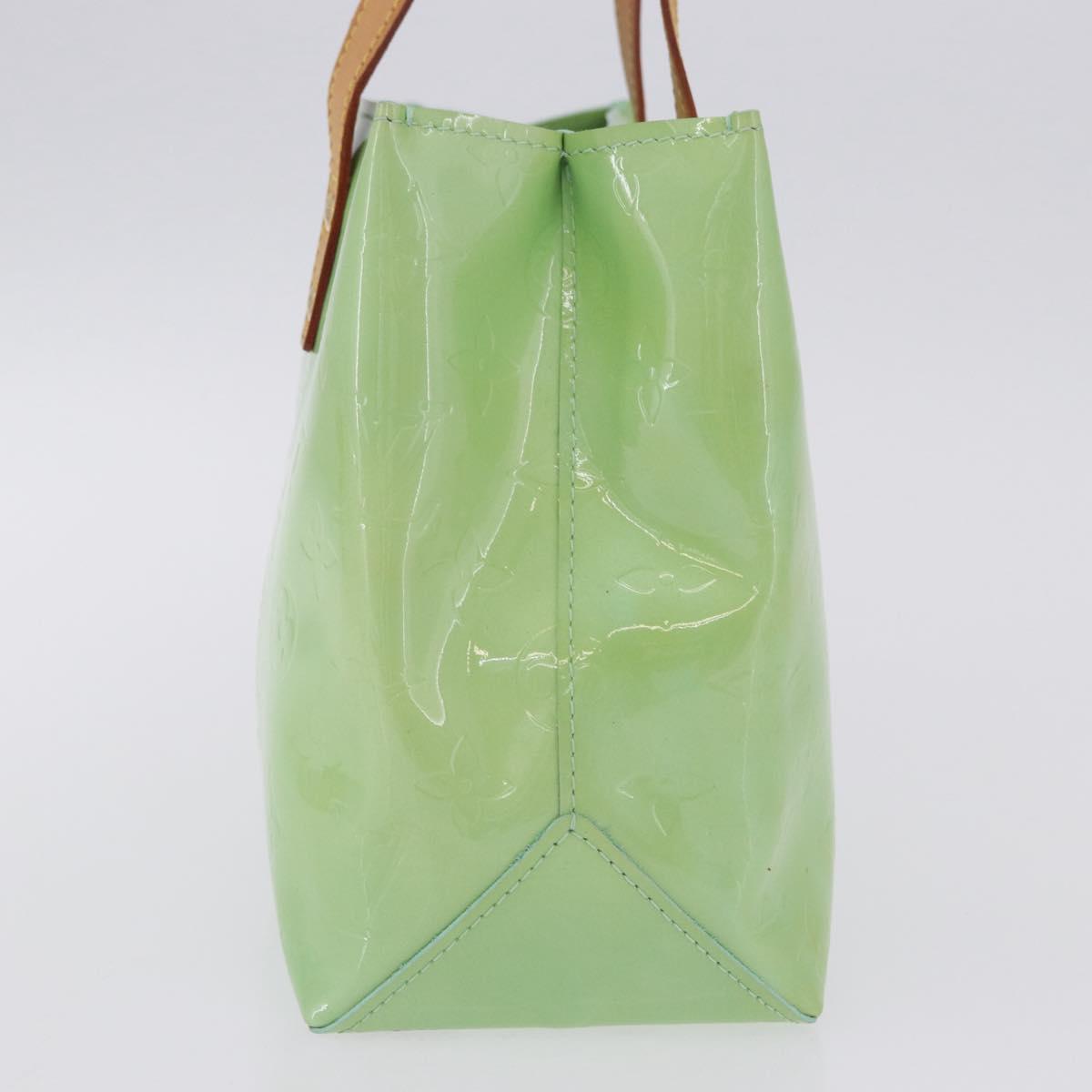 LOUIS VUITTON Vernis Reade PM Hand Bag Peppermint M91307 LV Auth 203136A