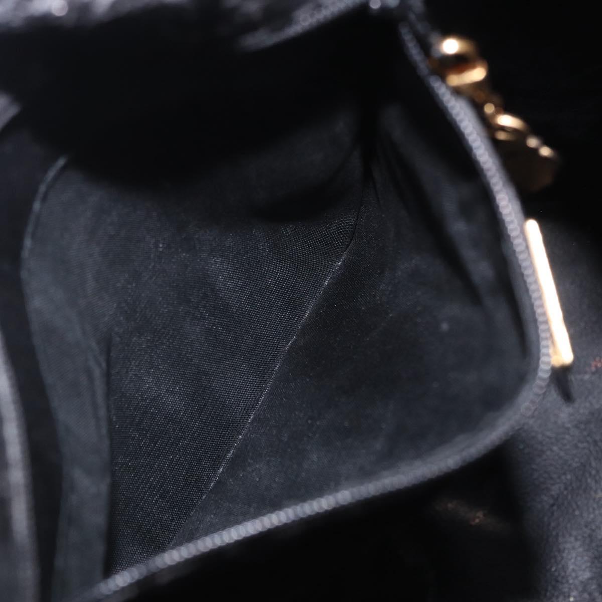 GUCCI Micro GG Supreme Web Sherry Line Bag PVC Black 001 116 0933 Auth 203142
