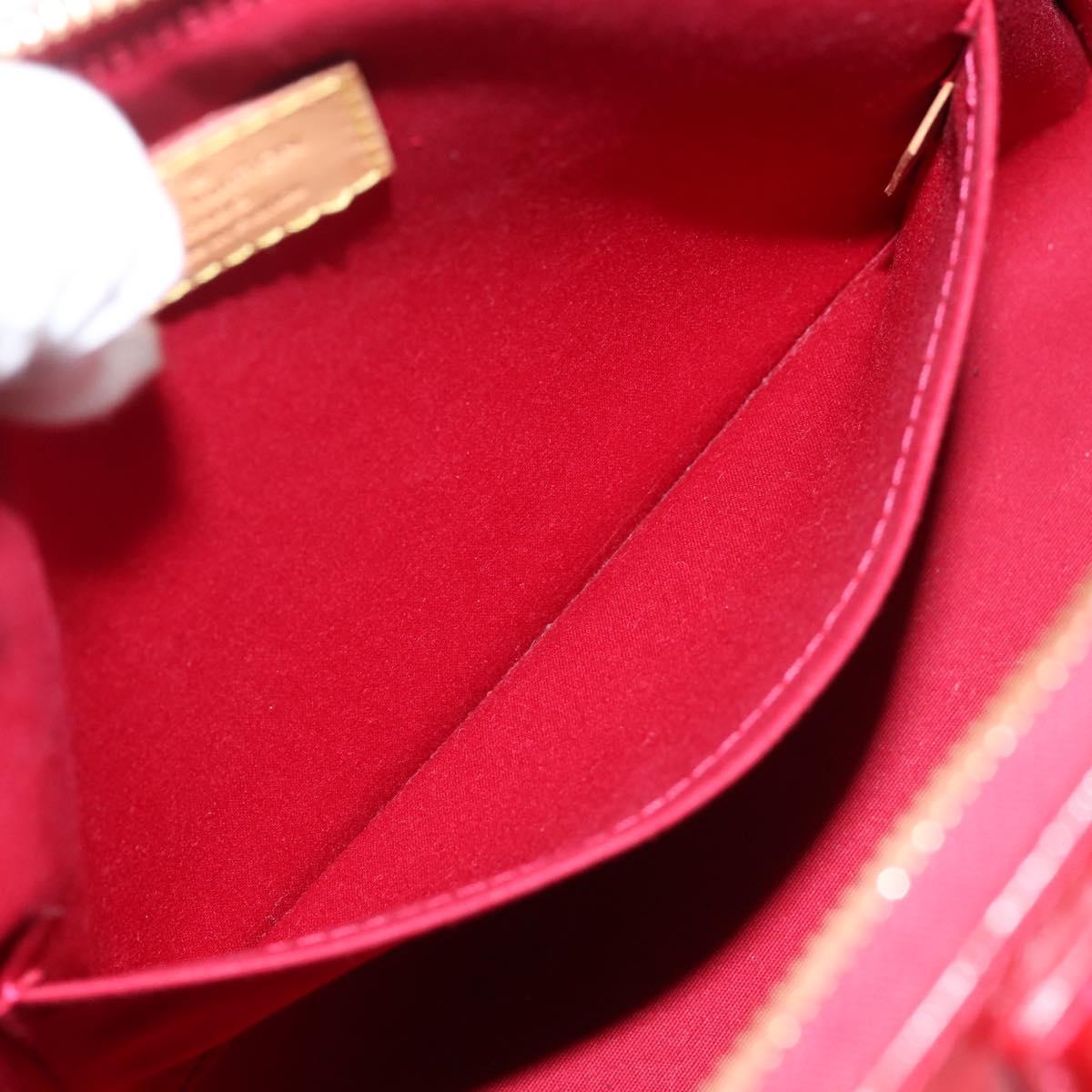 LOUIS VUITTON Vernis Montana Hand Bag Pomme Damour M90058 LV Auth 203143A
