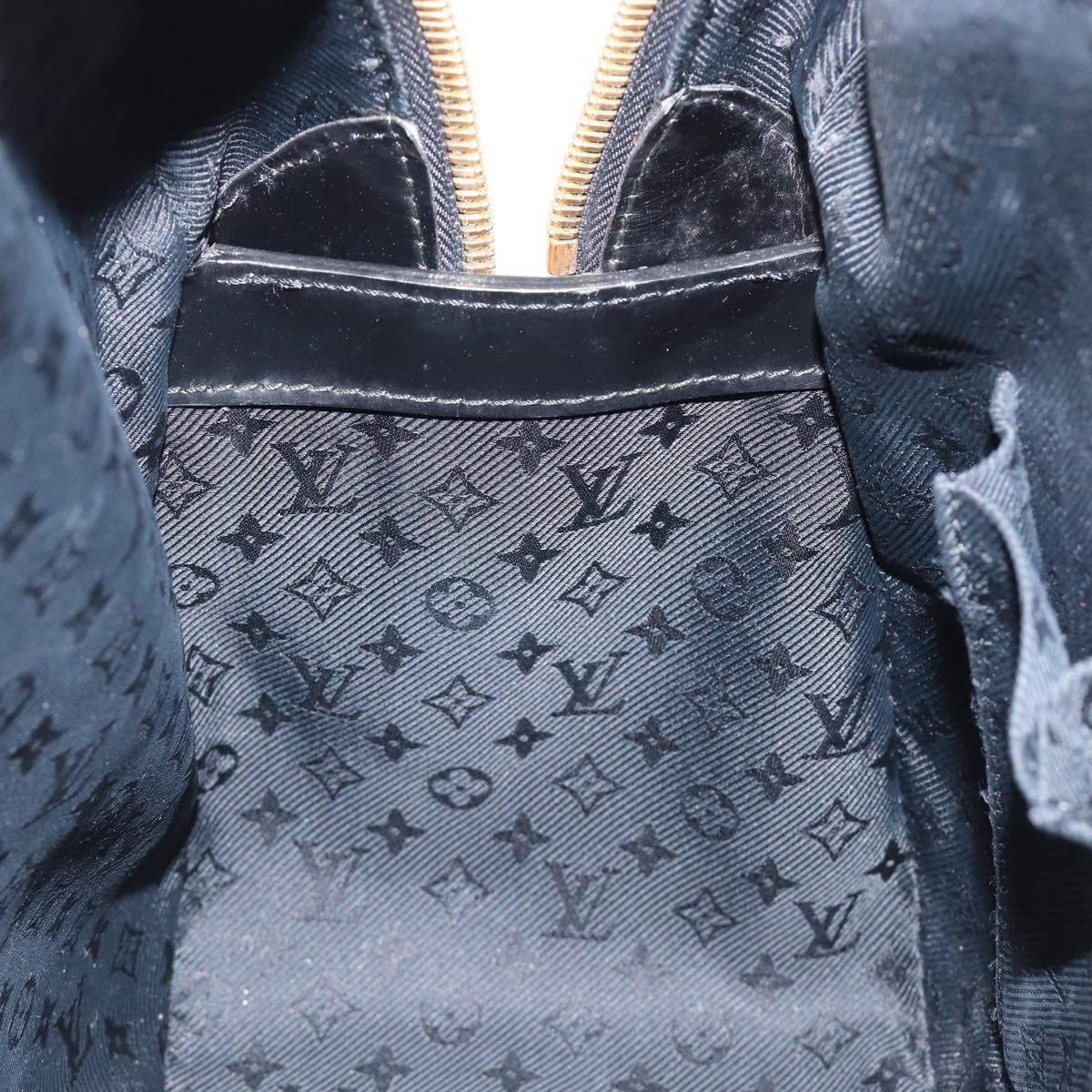 LOUIS VUITTON Stamp Bag PM Hand Bag Suede Gray Gold M95237 LV Auth 203148V