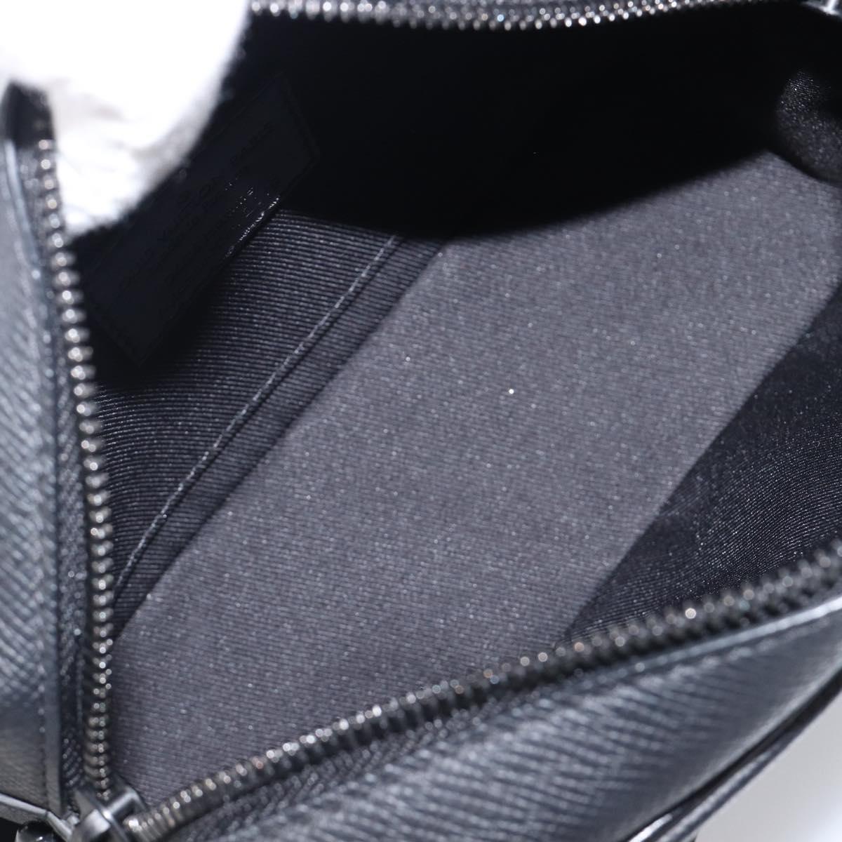 LOUIS VUITTON Taiga Rainbow Mini Soft Trunk Bag Black M30351 LV Auth 203152M