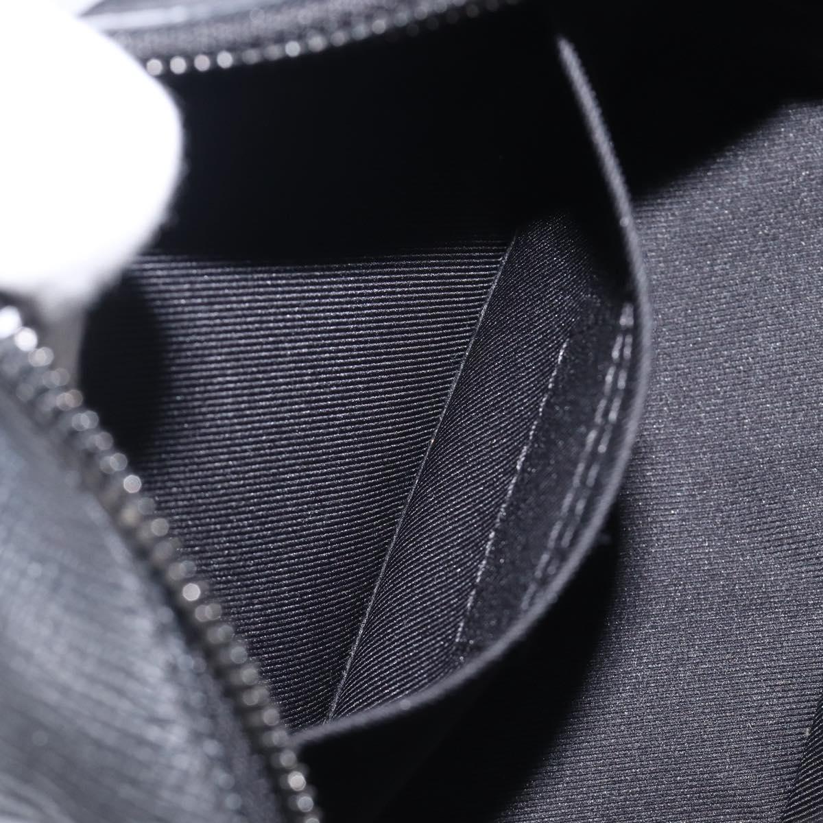 LOUIS VUITTON Taiga Rainbow Mini Soft Trunk Bag Black M30351 LV Auth 203152M