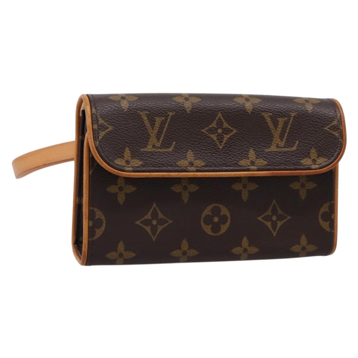 LOUIS VUITTON Monogram Pochette Florentine Waist Bag M51855 LV Auth 203155V